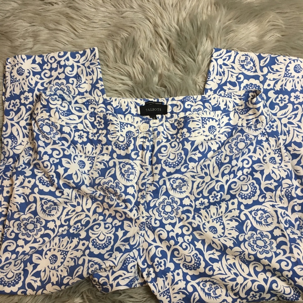 Talbots capris the perfect skimmer size 14